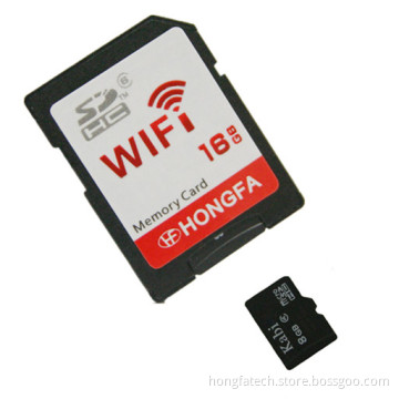 WiFi SD Memory Card Reader 16GB Class10 Adapter+TF Card (HF-WS01)